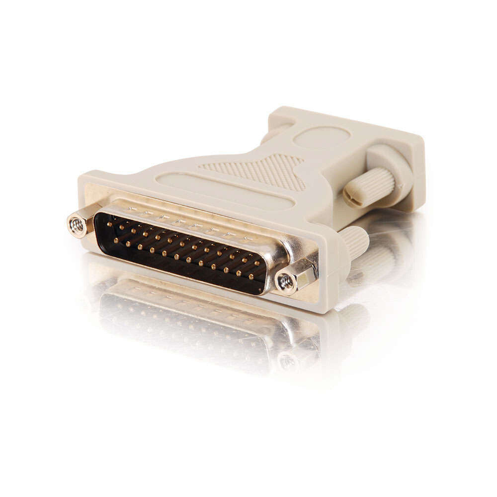 C2G DB9 Female to DB25 Male Serial RS232 Adapter