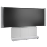Middle Atlantic ForumTM Free-Standing 66" (3 Bay) Display Stand for (1) 105" 21:9 Ultra-Wide Display, Light Finish