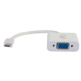 C2G USB-C® to VGA Video Adapter Converter - White