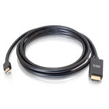 C2G 10ft (3m) Mini DisplayPortTM Male to HDMITM Male Passive Adapter Cable - 4K 30Hz