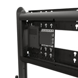 Chief Voyager Large Manual Height Adjustable AV Cart, Black