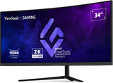 Viewsonic VX3418C-2K computer monitor 86.4 cm (34") 3440 x 1440 pixels UltraWide Quad HD Black