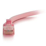 C2G 35ft (10.7m) Cat6 Snagless Unshielded UTP Ethernet Network Patch Cable - Pink