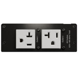 Middle Atlantic PDX-220C-SP power distribution unit (PDU) 2 AC outlet(s) 0U Black, White