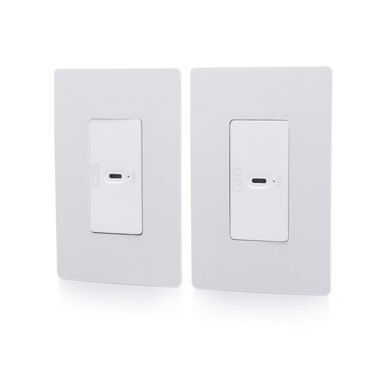 C2G Superbooster® USB Camera Extender Over Cat Single Gang Wall Plate to Single Gang Wall Plate Kit