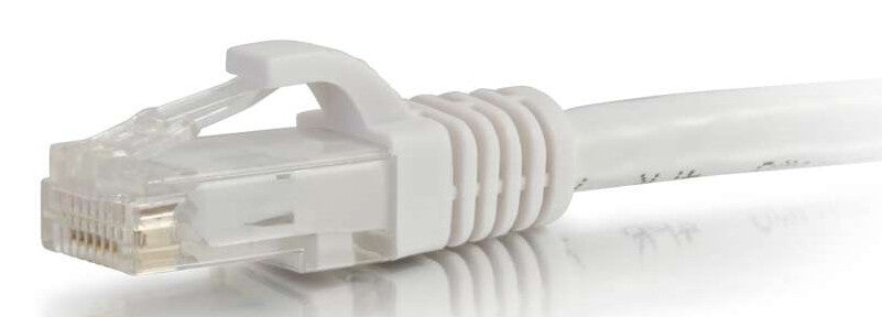 C2G 35ft (10.7m) Cat6 Snagless Unshielded UTP Ethernet Network Patch Cable - White