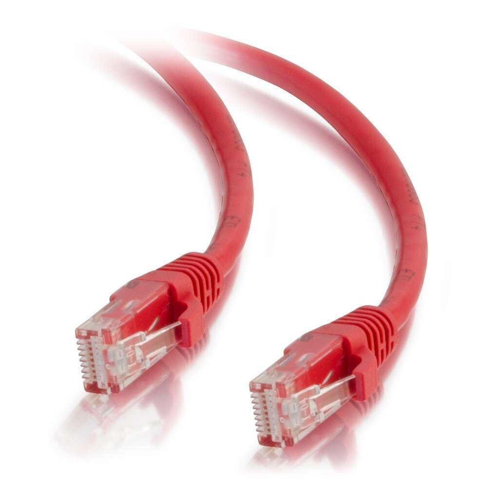 C2G 7ft (2.1m) Cat5e Snagless Unshielded UTP Ethernet Network Patch Cable - Red