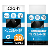 iCloth - Carton with 10 XL Wipes - 24 Cartons per Case