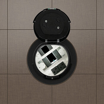 WIREMOLD 6AT2PBK outlet box No Black
