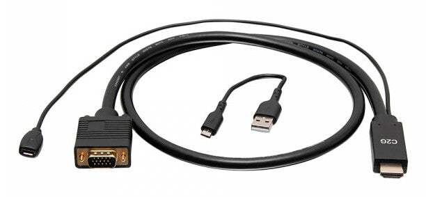 C2G 3m HDMI to VGA Active Video Adapter Cable - 1080p