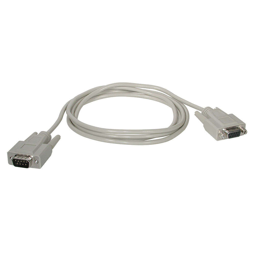 C2G 6ft (1.8m) DB9 M/F Serial RS232 Extension Cable - Black