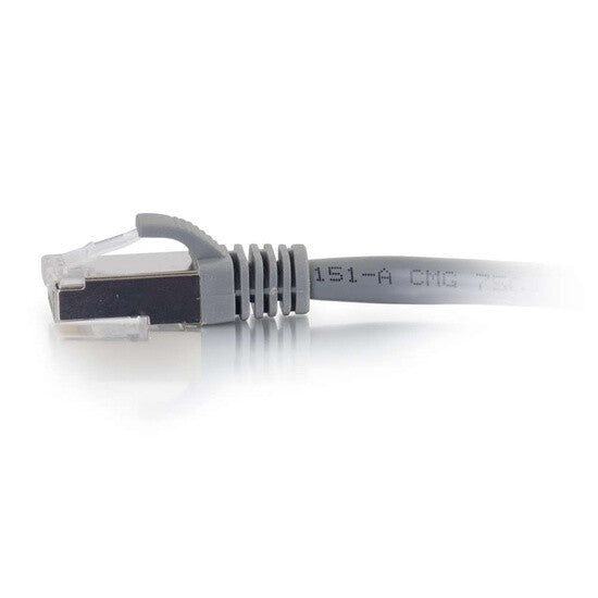 C2G 2ft Cat6a networking cable Grey 0.6 m S/UTP (STP)
