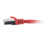 C2G 10ft Cat6a networking cable Red 3 m S/FTP (S-STP)