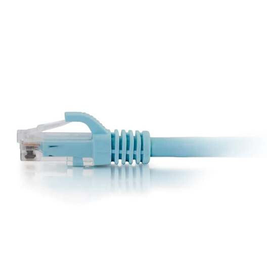 C2G 4ft Cat6a networking cable Aqua colour 1.2 m U/UTP (UTP)
