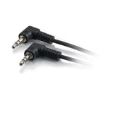C2G 1.5ft (0.46m) 3.5mm Right Angled M/M Stereo Audio Cable