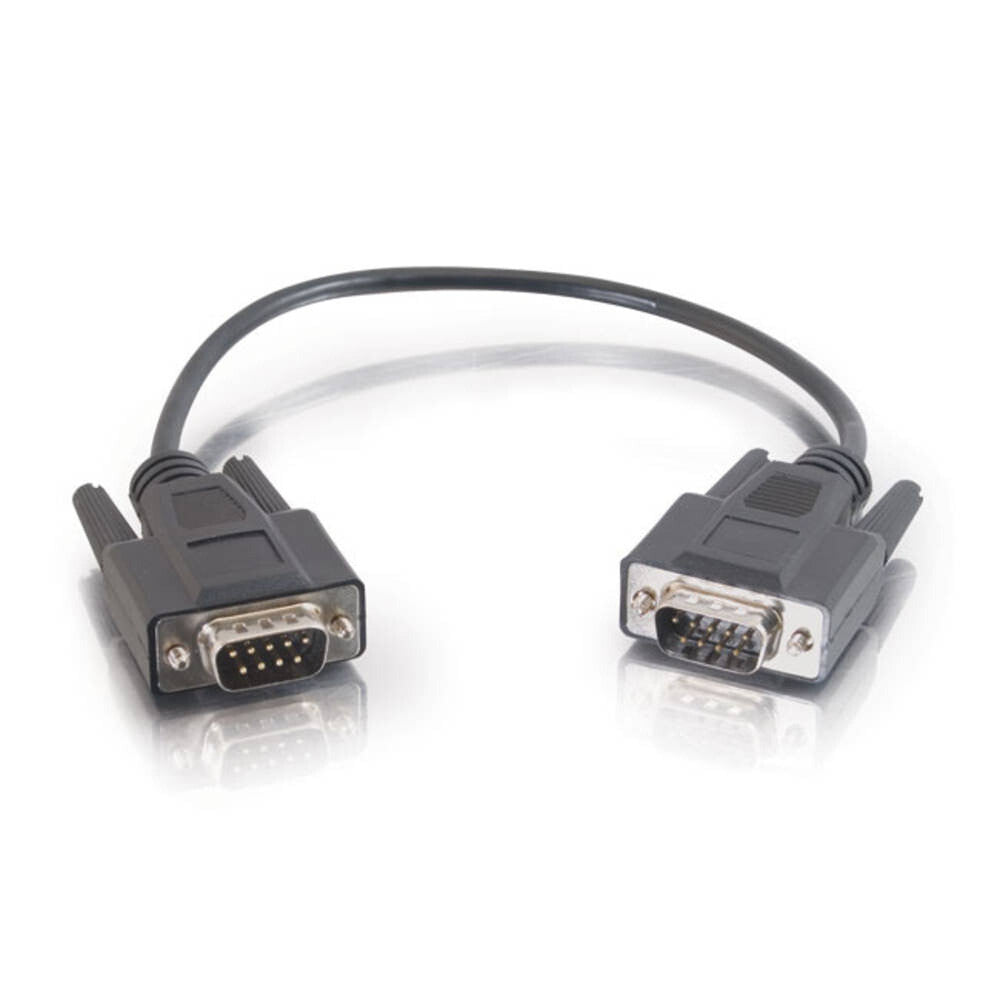 C2G 3ft (0.9m) DB9 M/M Serial RS232 Cable - Black