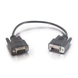 C2G 3ft (0.9m) DB9 M/M Serial RS232 Cable - Black