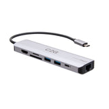 C2G USB-C® to HDMI®, USB-A, SD Card Reader, Ethernet, and USB-C® Mini Docking Station – 4K 60Hz - Gray