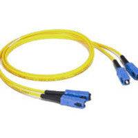 C2G 15m SC/SC LSZH Duplex 9/125 Single-Mode InfiniBand/fibre optic cable Yellow