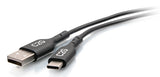 C2G 1.5ft (0.46m) USB-C® Male to USB-A Male Cable - USB 2.0 (480Mbps)