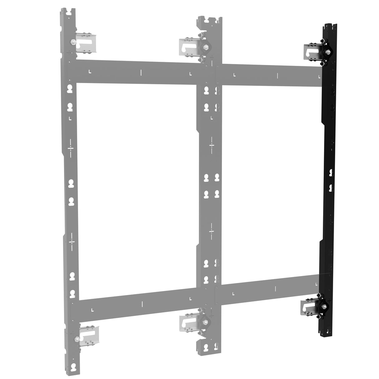 Chief TiLEDTM Right dvLED Wall Mount for LG LSBB Series Fine Pitch Essentials, 4 Displays Tall