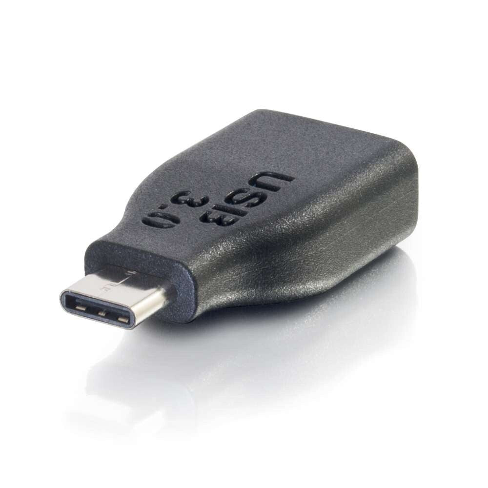 C2G USB 3.0 (USB 3.2 Gen 1) USB-C® to USB-A Adapter Converter M/F - Black