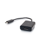 C2G USB-C® to DisplayPortTM Adapter Converter - 4K 60Hz - Black