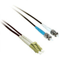 C2G 5m LC/ST Duplex 9/125 Single-Mode Fiber Patch InfiniBand/fibre optic cable Black