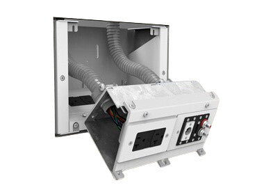 WIREMOLD EFSB4 outlet box Silver, White