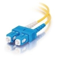 C2G 10m SC/SC Plenum-Rated Duplex 9/125 Single-Mode Fiber Patch Cable InfiniBand/fibre optic cable Yellow