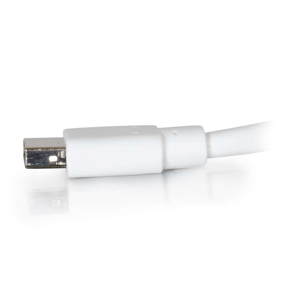 C2G 10ft (3m) Mini DisplayPortTM Cable 4K 30Hz - White