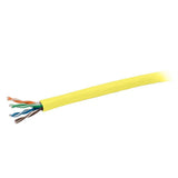 C2G 1000ft (304.8m) Cat5e Bulk Unshielded UTP Ethernet Network Cable with Stranded Conductors - In-Wall CM-Rated - Yellow