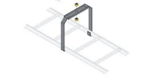 Middle Atlantic Products Ladder Center Support Bracket 1 pair