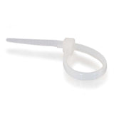 C2G 6in Cable Tie Multipack - 100 Pack - White