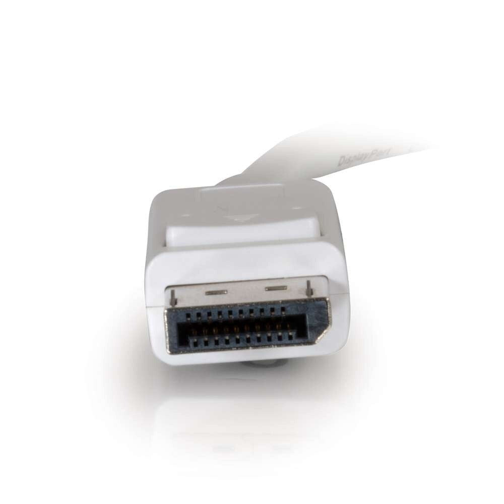 C2G 10ft Mini DisplayPortTM to DisplayPortTM Adapter Cable 4K 30Hz - White