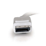 C2G 10ft Mini DisplayPortTM to DisplayPortTM Adapter Cable 4K 30Hz - White