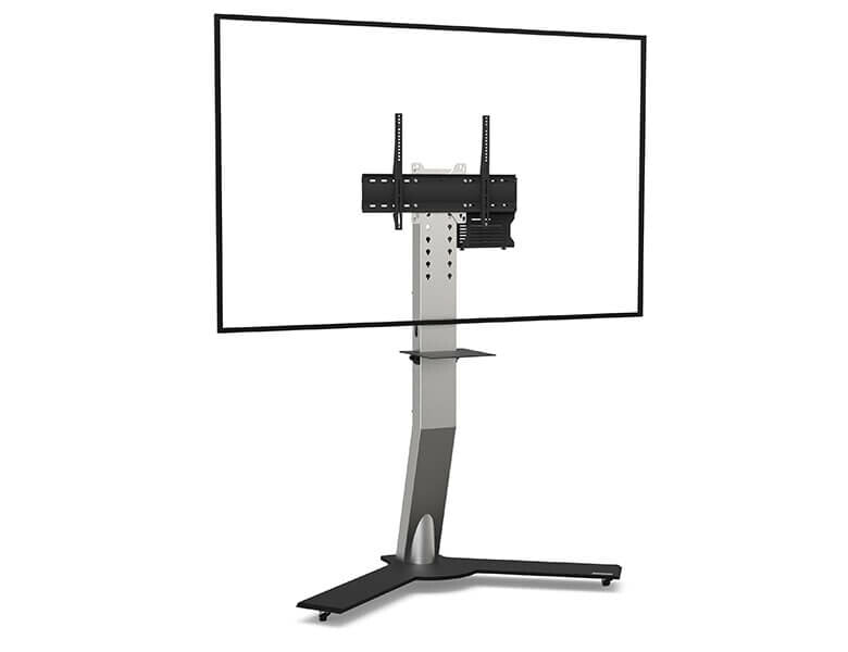 EKINOX Single Screen Stand (75in. to 90in.) - Black