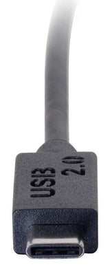 C2G 6ft, USB 2.0 Type C, Mini-USB B USB cable 1.8288 m USB C Black