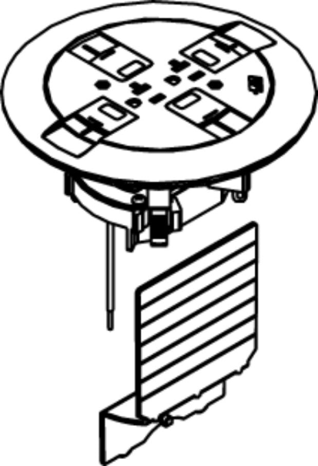 WIREMOLD 897CTCBK outlet box accessory 1 pc(s)