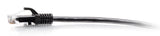 C2G 0.3m Cat6a Snagless Unshielded (UTP) Slim Ethernet Patch Cable - Black