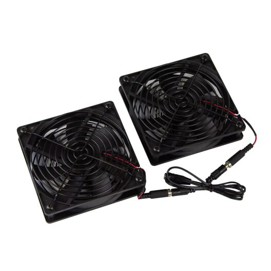 Middle Atlantic Products 101mm DC Fan Kit with (2) Fans, 138CFM for the European Union