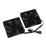 Middle Atlantic Products 101mm DC Fan Kit with (2) Fans, 138CFM for the European Union