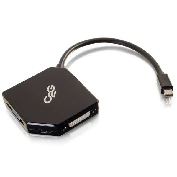 C2G 54341 cable gender changer DisplayPort HDMI, VGA, DVI Black