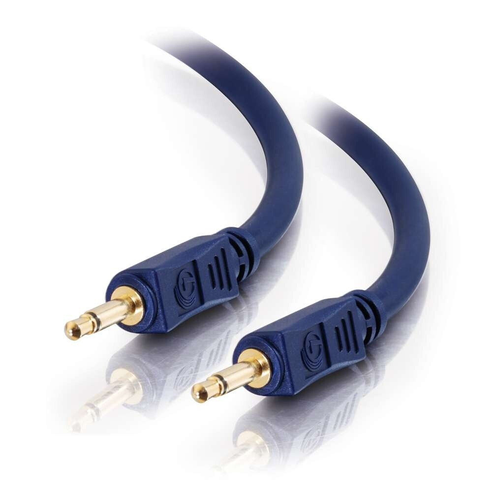 C2G 1.5ft (0.46m) VelocityTM 3.5mm M/M Mono Audio Cable - LIMITED AVAILABILITY