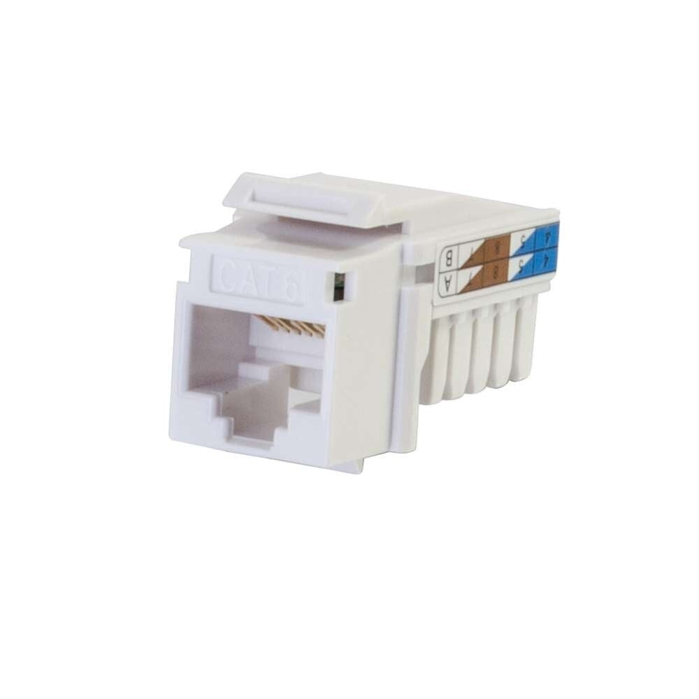 C2G Cat6 RJ45 UTP Keystone Jack - White