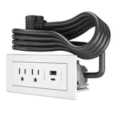 WIREMOLD RDZCWH socket-outlet 2x Type B + USB Type A + USB Type-C White