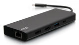 C2G USB-C® 9-in-1 Dual Display Docking Station with HDMI®, Ethernet, USB, 3.5mm Audio and Power Delivery up to 60W - 4K 30Hz (TAA Compliant)