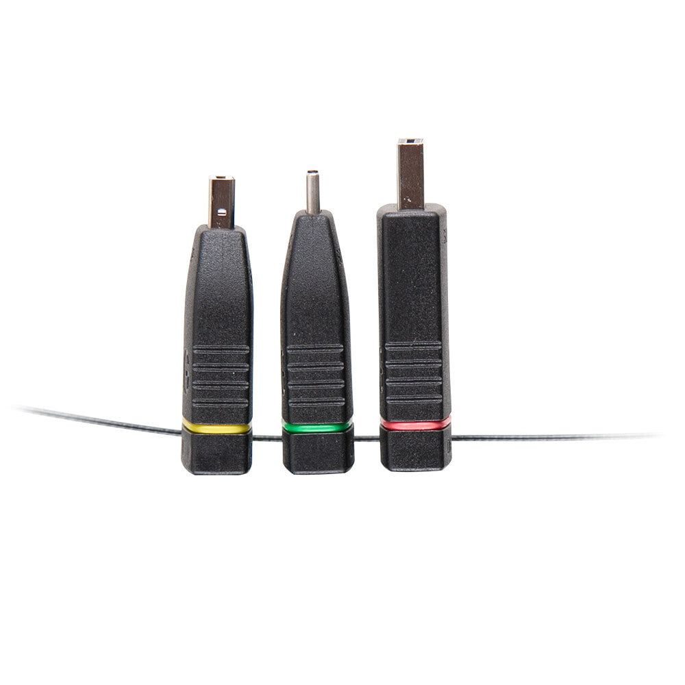 C2G Retractable Universal Mount 4K HDMI® Adapter Ring with Color Coded Mini DisplayPort™, DisplayPort, and USB-C®