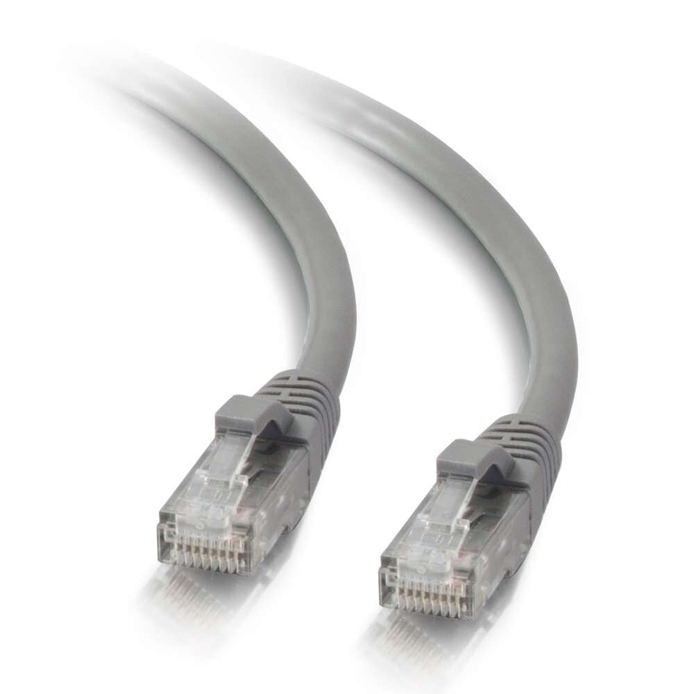 C2G 2ft (0.6m) Cat5e Snagless Unshielded UTP Ethernet Network Patch Cable - Gray