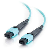 C2G 15m, 2xMPO InfiniBand/fibre optic cable MPO OFNR Turquoise